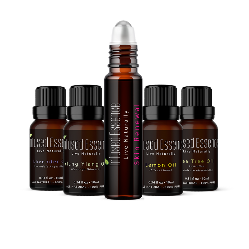 Skin Care Bundle (5) - Skin Renewal, Tea Tree, Lavender, Lemon, Ylang Ylang